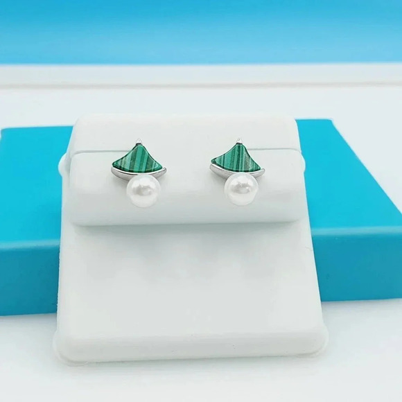 "925 Sterling Silver CZ Beautiful Earrings for Women, 1USPAR4127 - Picture 8 of 11